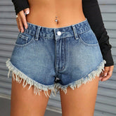 Short ample en jean Burr